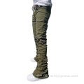 Ripped Slim Fit Fitted Stacked Skinny Jeans Men